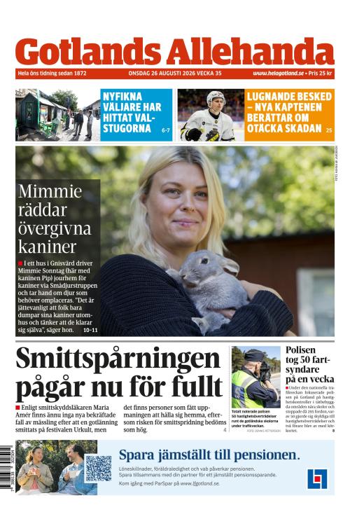 Gotlands Allehanda 26.8.2026