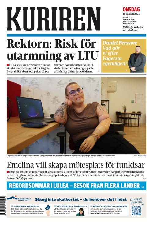 Norrbottens-kuriren 26.8.2026