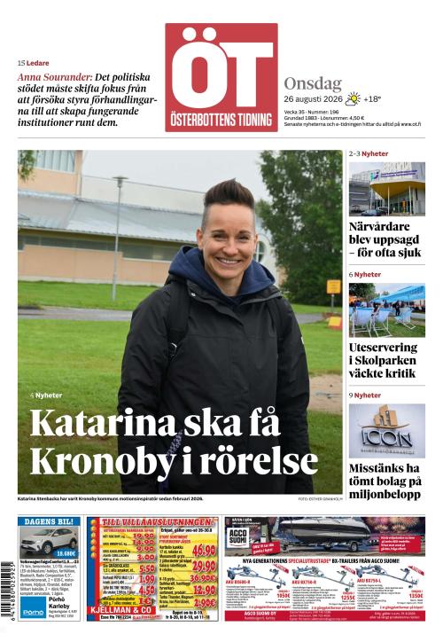 Österbottens Tidning 26.8.2026
