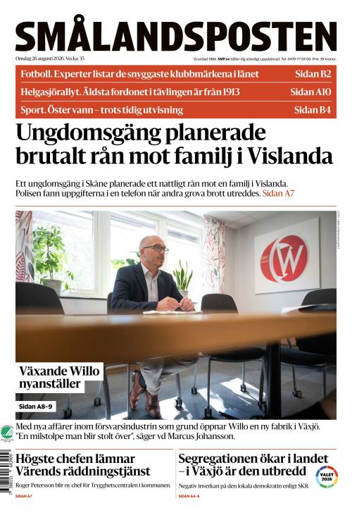 Smålandsposten 26.8.2026
