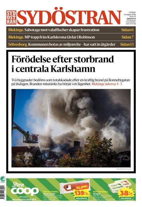 Sydöstran 26.8.2026