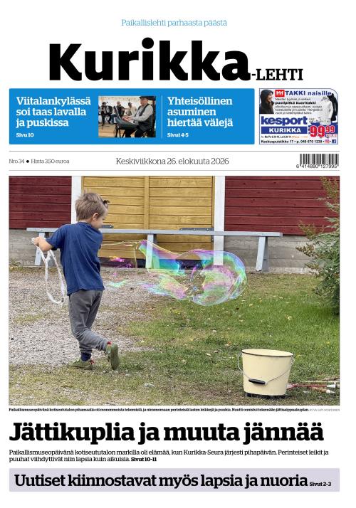 Kurikka-lehti 26.8.2026