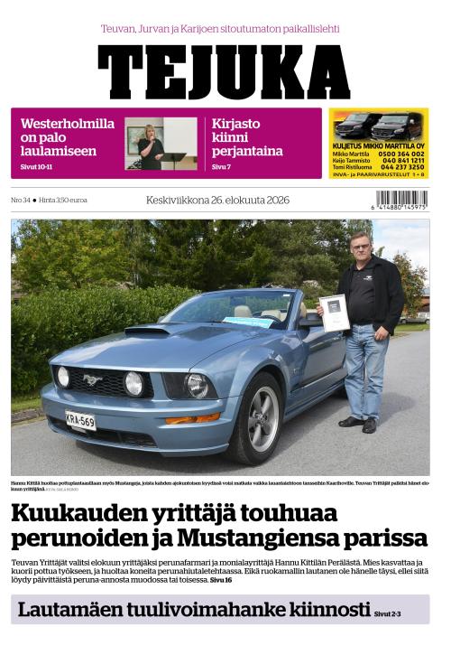 Tejuka 26.8.2026
