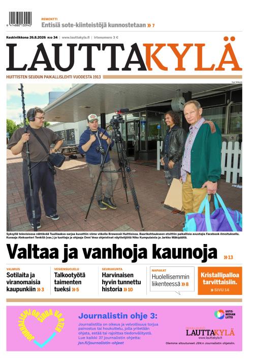 Lauttakylä-lehti 26.8.2026