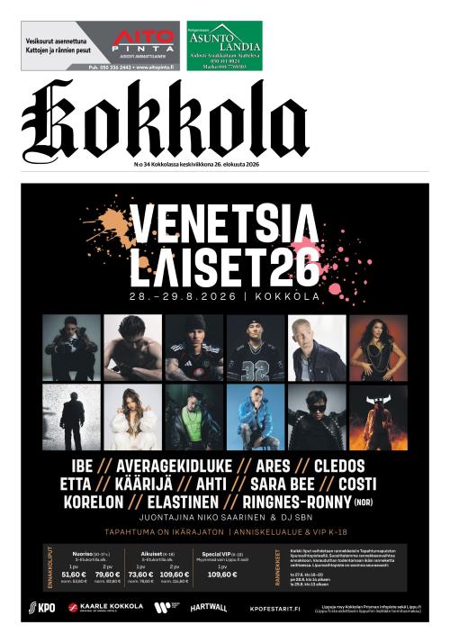 Kokkola-lehti 26.8.2026
