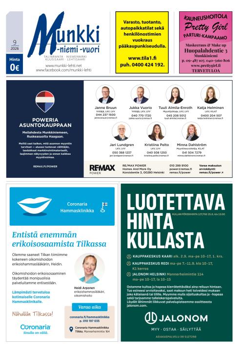 Munkki-lehti 27.8.2026