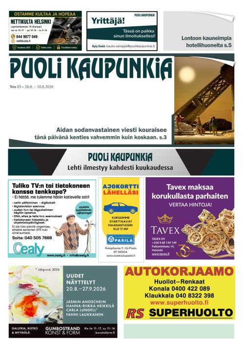 Puoli Kaupunkia Helsinki B 28.8.2026