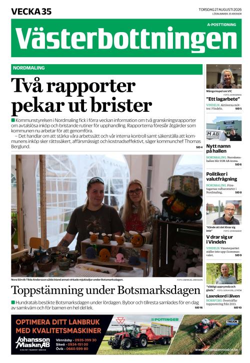 Västerbottningen 27.8.2026