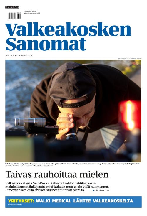 Valkeakosken Sanomat 27.8.2026