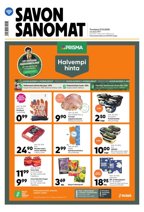 Savon Sanomat 27.8.2026