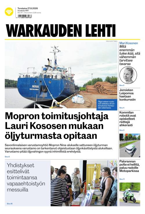 Warkauden Lehti 27.8.2026