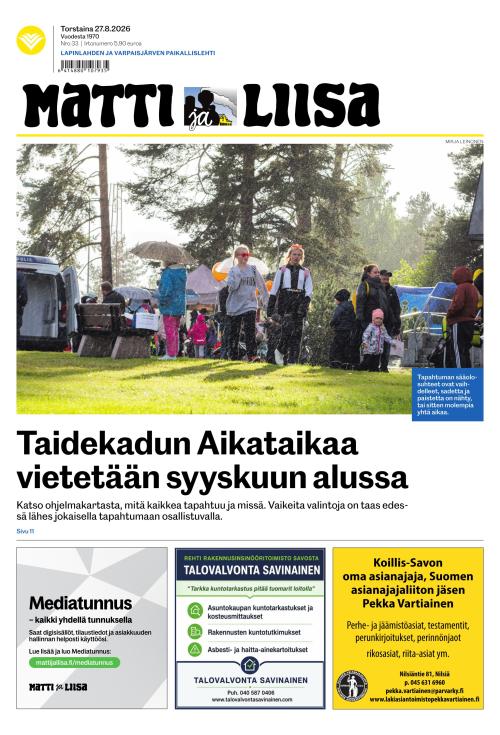 Matti ja Liisa 27.8.2026