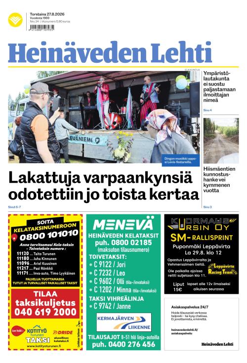 Heinäveden lehti 27.8.2026