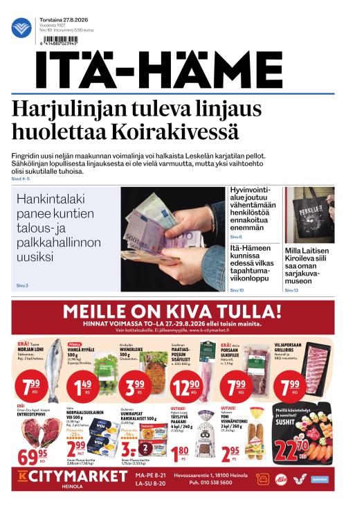 Itä-Häme 27.8.2026