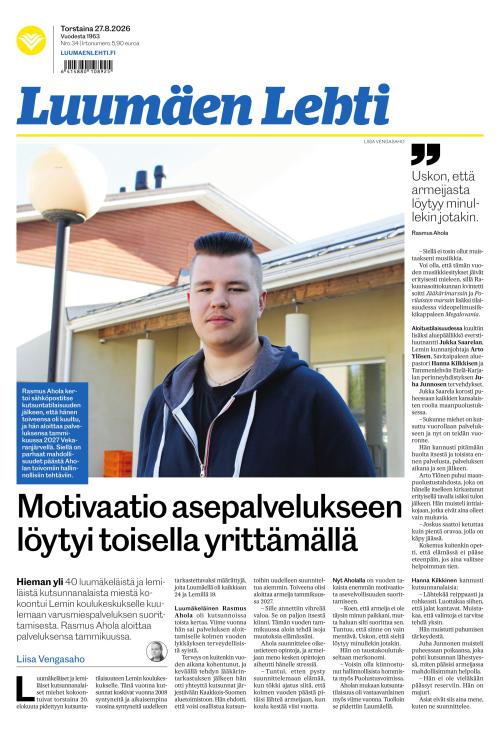 Luumäen Lehti 27.8.2026