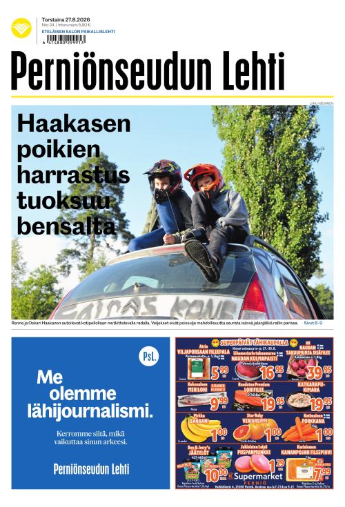 Perniönseudun Lehti 27.8.2026