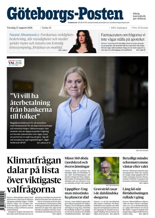 Göteborgs-Posten 27.8.2026