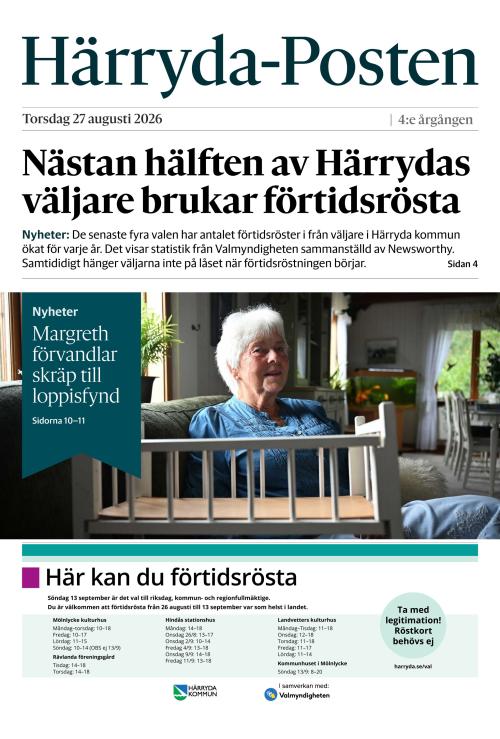 Härryda-Posten 27.8.2026