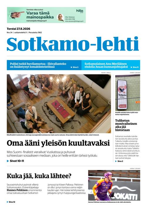 Sotkamo-lehti 27.8.2026
