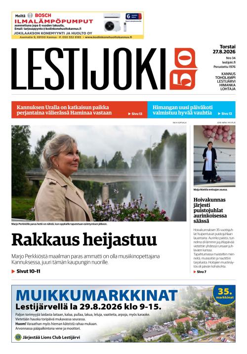 Lestijoki-lehti 27.8.2026