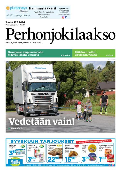 Perhonjokilaakso 27.8.2026