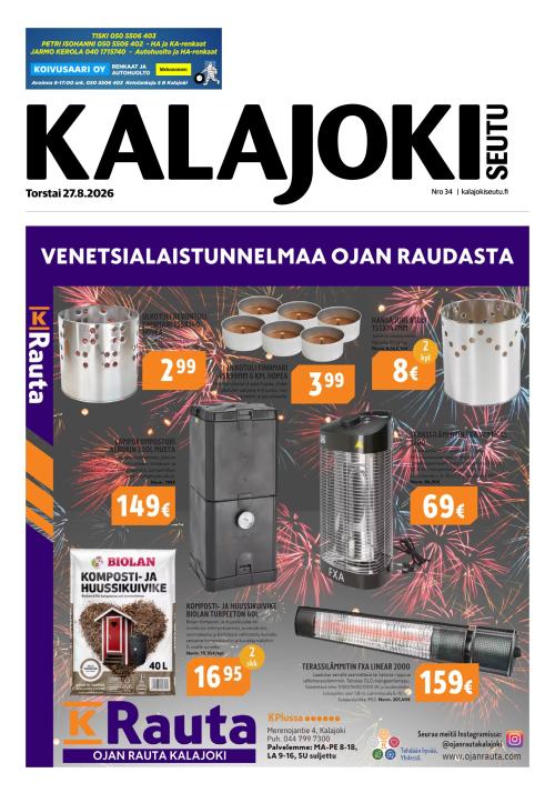 Kalajokiseutu 27.8.2026