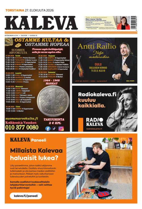 Kaleva 27.8.2026