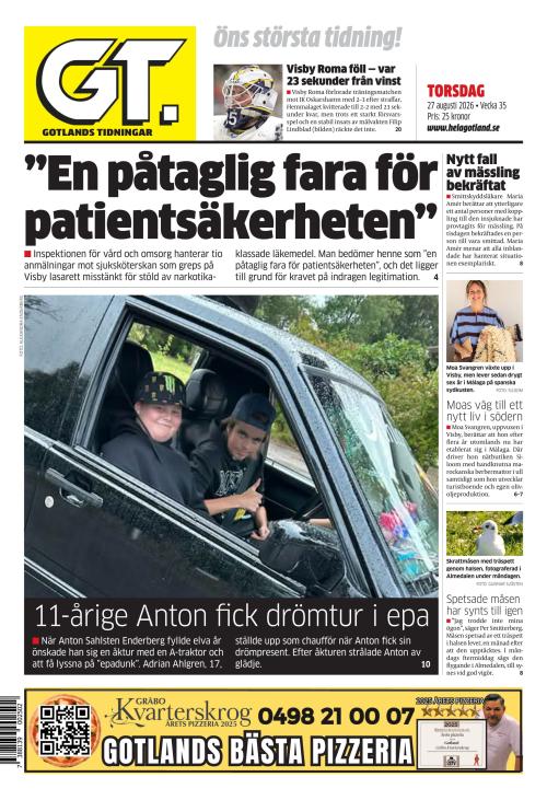 Gotlands Tidningar 27.8.2026