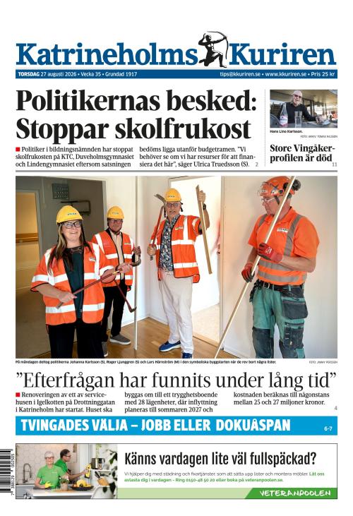 Katrineholms-Kuriren 27.8.2026