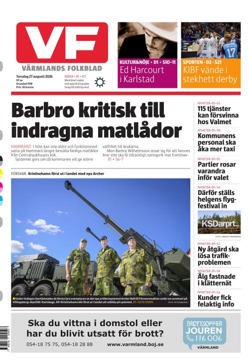 Värmlands Folkblad 27.8.2026