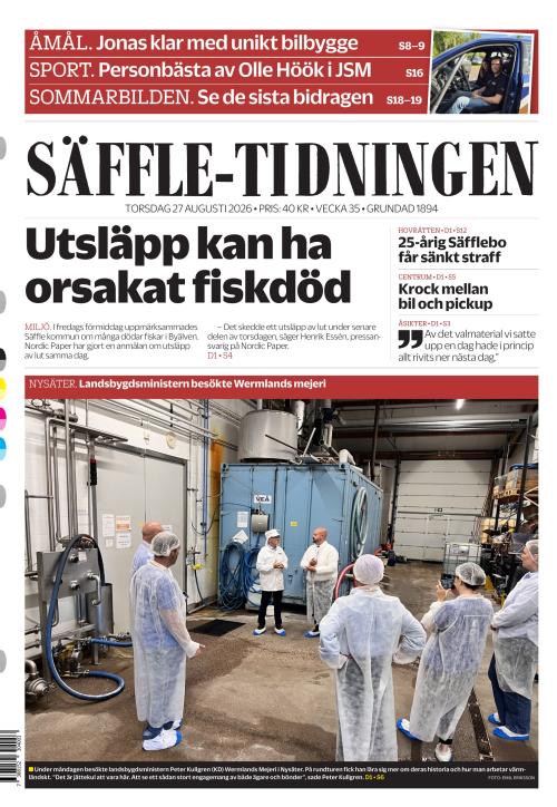Säffle-Tidningen 27.8.2026