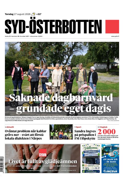 Syd-Österbotten 27.8.2026