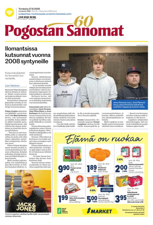 Pogostan Sanomat 27.8.2026