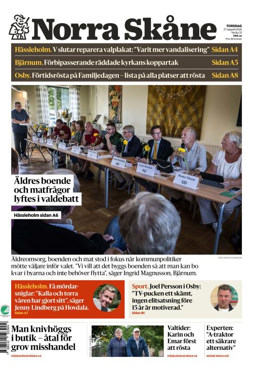 Norra Skåne 27.8.2026