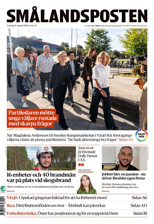 Smålandsposten 27.8.2026