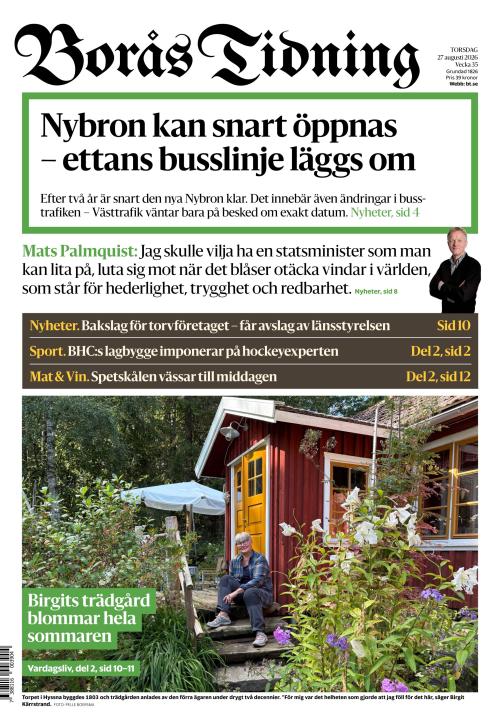 Borås Tidning 27.8.2026