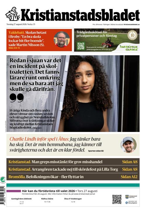 Kristianstadsbladet 27.8.2026