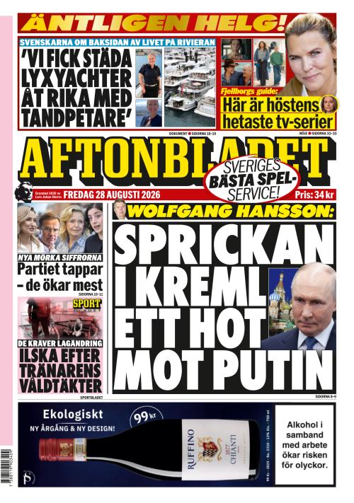 Aftonbladet 28.8.2026
