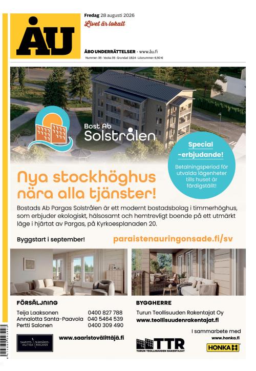 Åbo Underrättelser 28.8.2026
