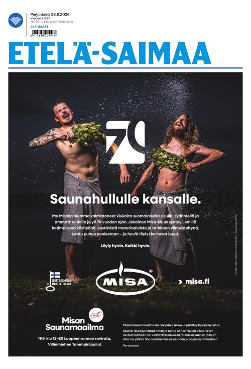 Etelä-Saimaa 28.8.2026
