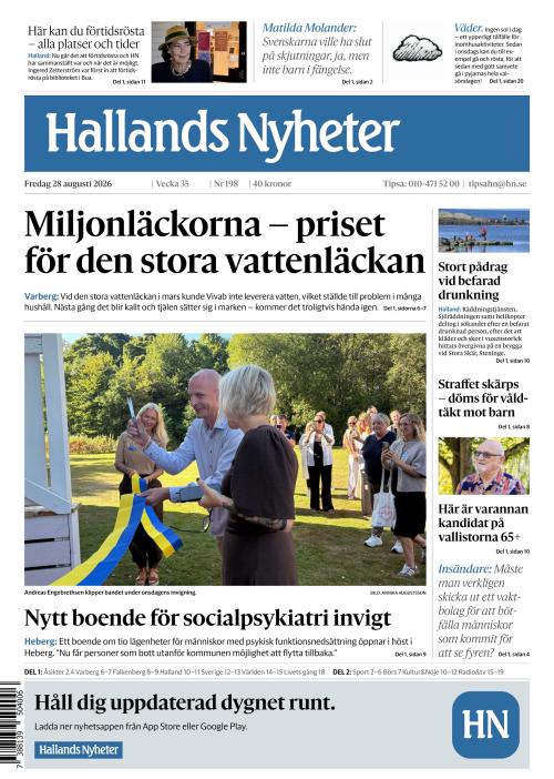 Hallands Nyheter 28.8.2026