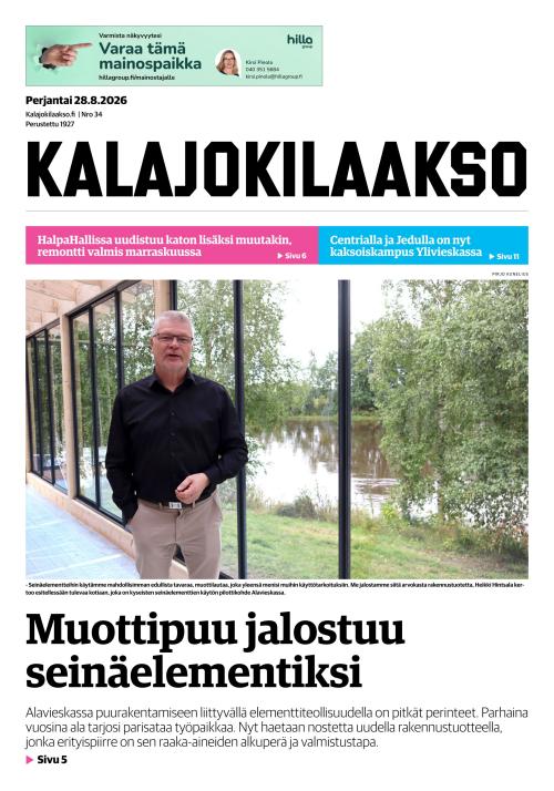 Kalajokilaakso ja Kalajaska 28.8.2026