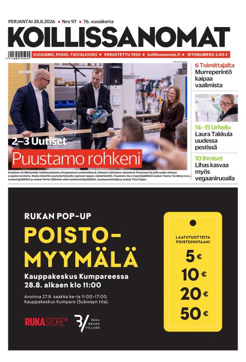 Koillissanomat 28.8.2026