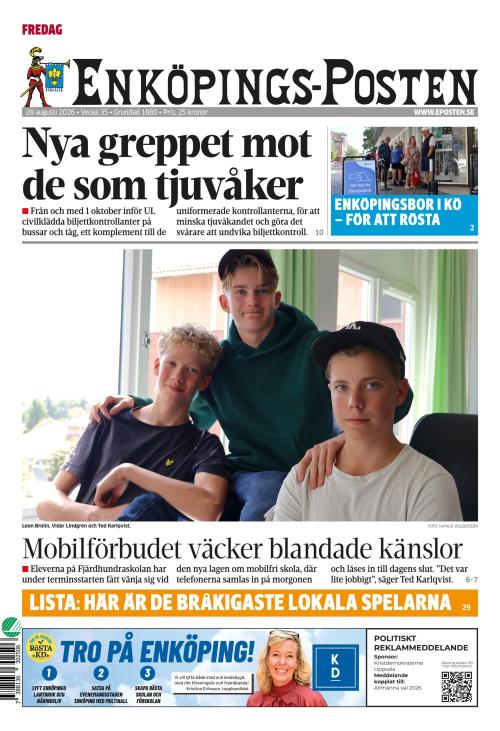 Enköpings-Posten 28.8.2026