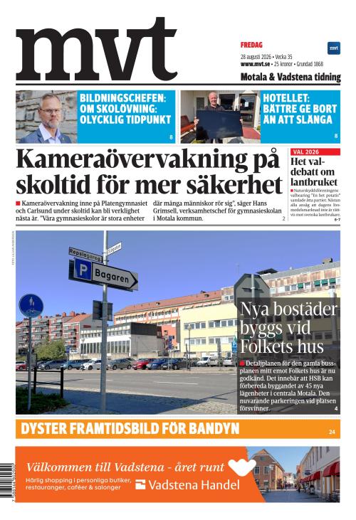Motala Vadstena Tidning 28.8.2026