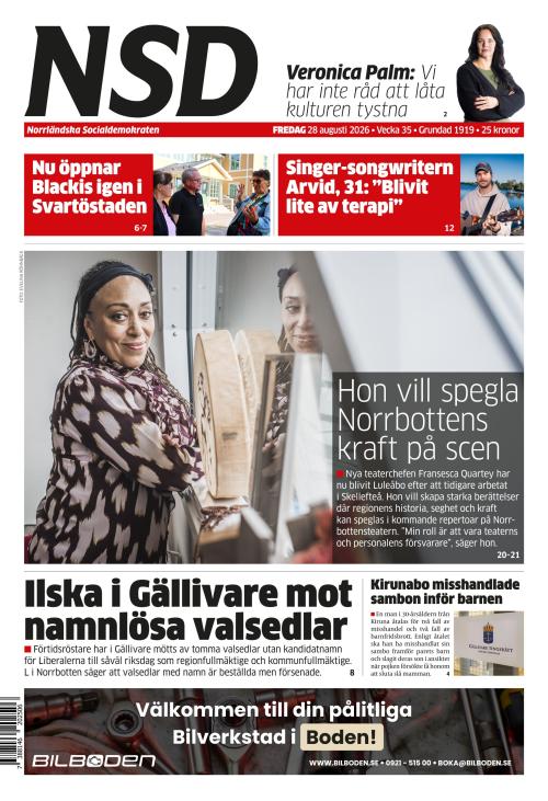 Norrländska Socialdemokraten 28.8.2026