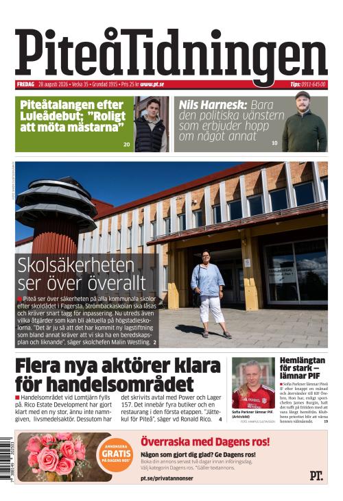 Piteå-Tidningen 28.8.2026