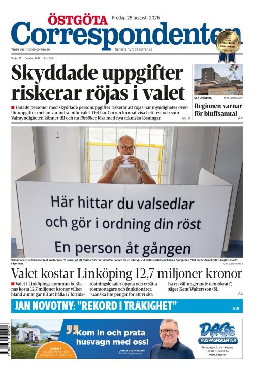 Östgöta Correspondenten 28.8.2026