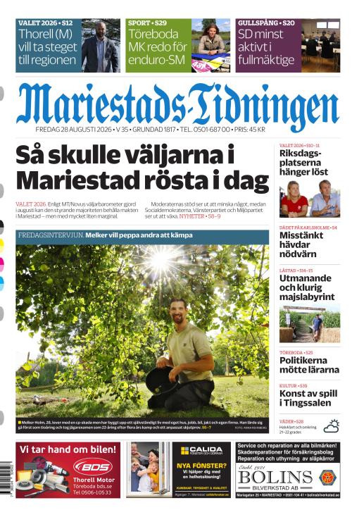 Mariestads-Tidningen 28.8.2026