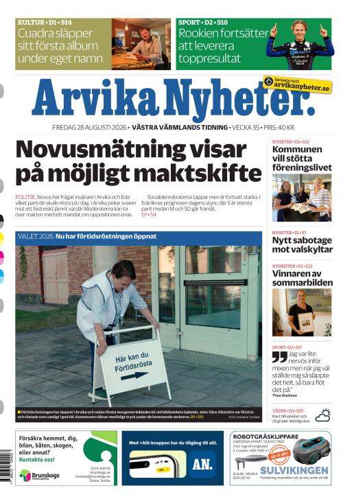 Arvika Nyheter 28.8.2026